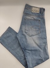 G-Star Jeans Herren W32 L30 New Radar Slim Skinny Leg Used Wash Blau G2