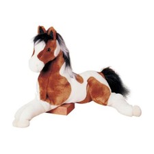 Pferd liegend paint horse - pferd,