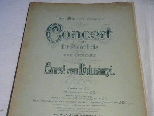 Concert moll für - e,