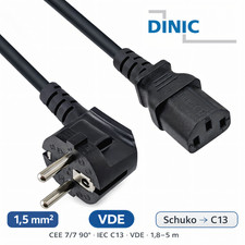 Kaltgerätekabel Schuko auf