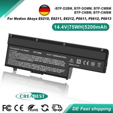 Akku 5200mah für - 5200mah, medion