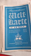 Ravensteins Weltkarte, große Karte von 1941