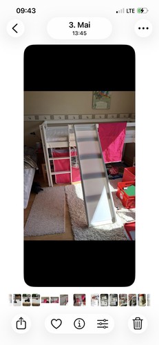 Kinder hochbett mit matratze - hochbett,