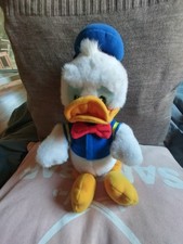 Donald Duck Euro Disney Figur Plüsch Stofftier Plüschtier Sitzend Vintage