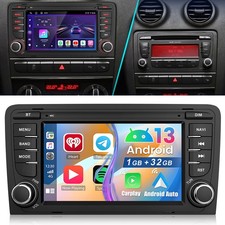 32GB Android13 Für AUDI A3 8P 2003-2012 Autoradio Apple Carplay GPS Navi BT WIFI