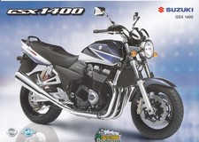 Suzuki GSX 1400 Prospekt  Brochure 01  -   2004 -  2 Seiten