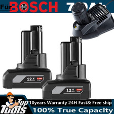 7,0Ah Für Bosch Professional GBA 12V 4,8Ah Akku BAT411 Li-ion GSR/GDR/GSA BAT412