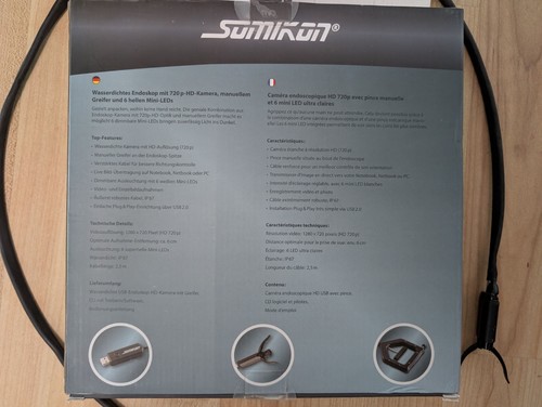 Somikon endoskop kamera mit - kamera,