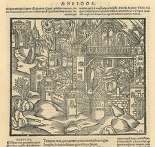 INKUNABEL - BLATT, AENEIS, HECTORS GEIST, m. groß. Buchholzschn. v. Lucantonio