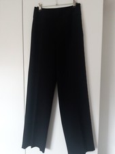 **Together**Anzug- Palazzo- Marlene- Stoff-Hose schwarz weit Gr.36 S XS 170 176