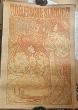 Altes Plakat Delftsche Slaolie