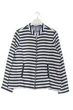 ZABAIONE Bomberjacke Damen Jacke Gr. DE 44 hellgrau Casual-Look