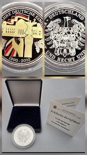 Münze 20jahre deutsche - münze,