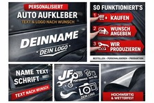 Auto Aufkleber personalisiert