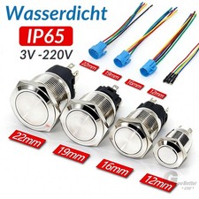 Metal Druckschalter