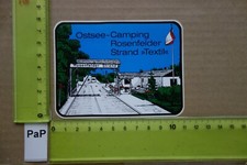 Alter Aufkleber Campingplatz