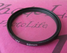 UV 52 mm Filter Ultraviolett