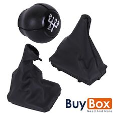 5 GANG LEDER SCHALTKNAUF SCHALTSACK HANDBREMSSACK FÜR OPEL CORSA C 2000-2009