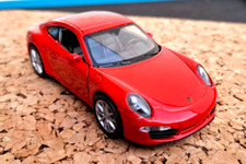 Modellauto Welly Porsche 911 (991) Carrera S rot 11 cm diecast Nr 43661 ohne Ovp