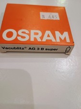 Vintage Blitzlichtlampen Vacublitz Osram AG3B super  10 Stück