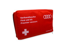 Original Audi KFZ Auto Verbandtasche Verbandkasten DIN 13164:2022 inkl. Masken