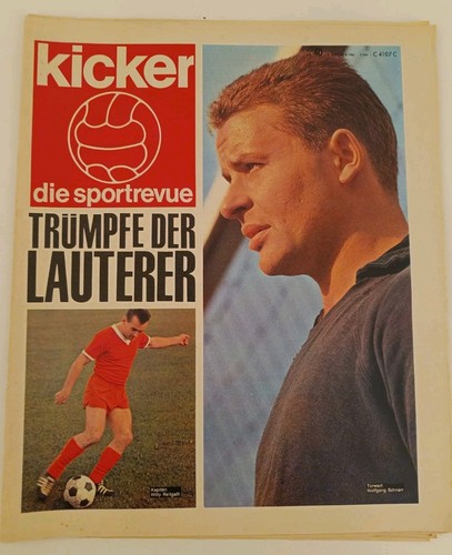 Fussball zeitung kicker 1966 - fussball,