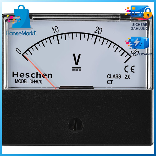 Voltmeter analoge anzeige - analoge, dc