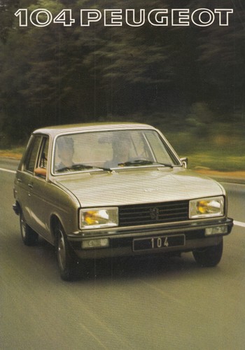 Peugeot 104 kleinwagen - peugeot,