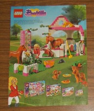 Seltene werbung lego belville - werbung,