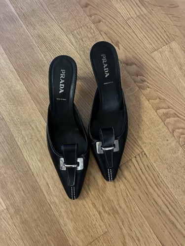 Elegante prada mules schwarz - elegante,