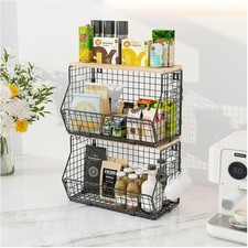 Obstkorb 2er Set hängend aus