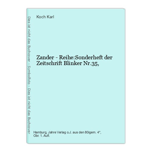 Zander reihe sonderheft - -, reihe:sonderheft