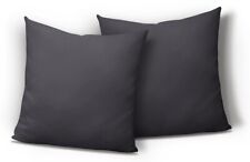 2er Set Mikrofaser Kissenbezug Kissenhülle Kopfkissen Hülle Uni 