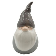 Keramik Wichtel Grau ca.17,5 cm Weihnachtsdeko Weihnachtsdekoration Tischdeko 
