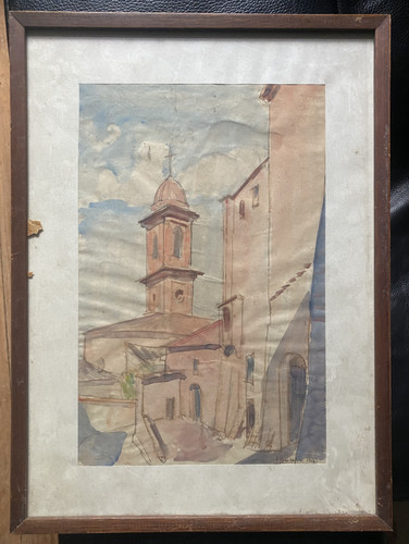 Aquarell signiert l - ::aquarell,