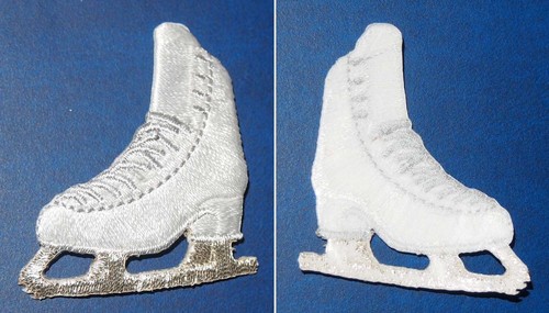 Patch aufbügler schlittschuh - aufbügler,