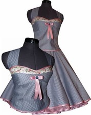 Petticoatkleid zartes grau