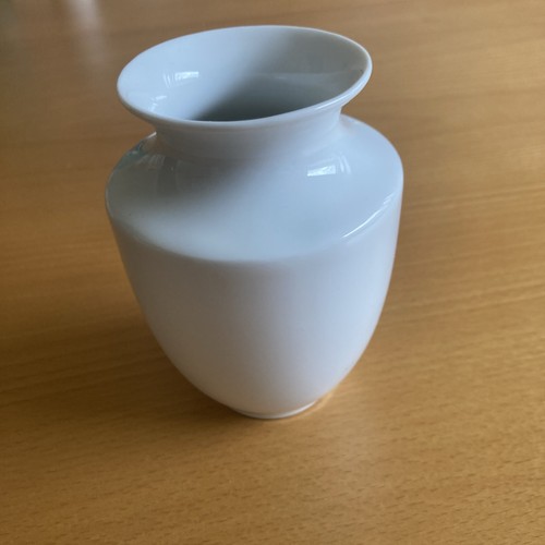Blumenvase weiß porzellan - weiß,