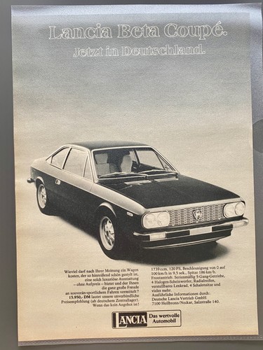 Lancia beta coupe oldtimer - lancia,