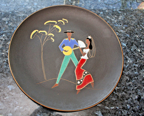 Ruscha teller vintage exotisch - vintage,