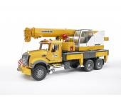 Bruder mack lkw mit liebherr - -,