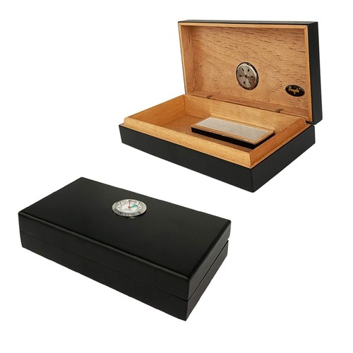 Humidor schwarz matt - ,, angelo
