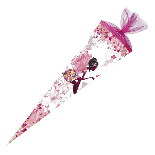 Schultüte blumenfee mit - schultüte,