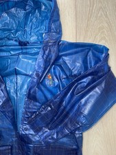 Retro PVC Regenmantel Plastik