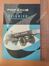 Porsche Diesel System Allgaier Triebachser Prospekt Traktor brochure M2
