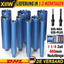 Diamantbohrkrone Dosenbohrer f Kernbohrgerät mit Turbo 1 1/4" 460mm Nass Trocken