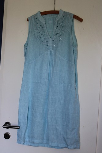 Lino sommerkleid blau - sommerkleid, 120%