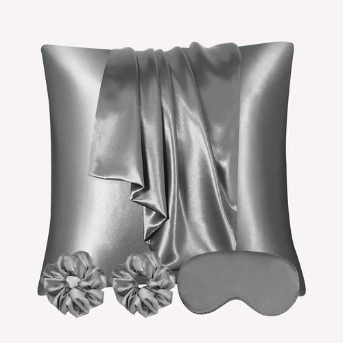 Satin kissenbezug 2er set - kissenbezug,
