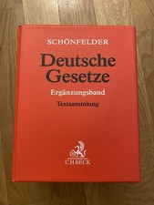 Schönfelder Ergänzungsband Deutsche Gesetze 64. EL Stand: 01.05.2020 / sehr gut