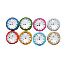 Puppenhaus Wanduhr Holz / Glas